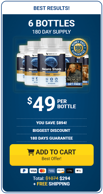 Neuro Sharp 6bottle price